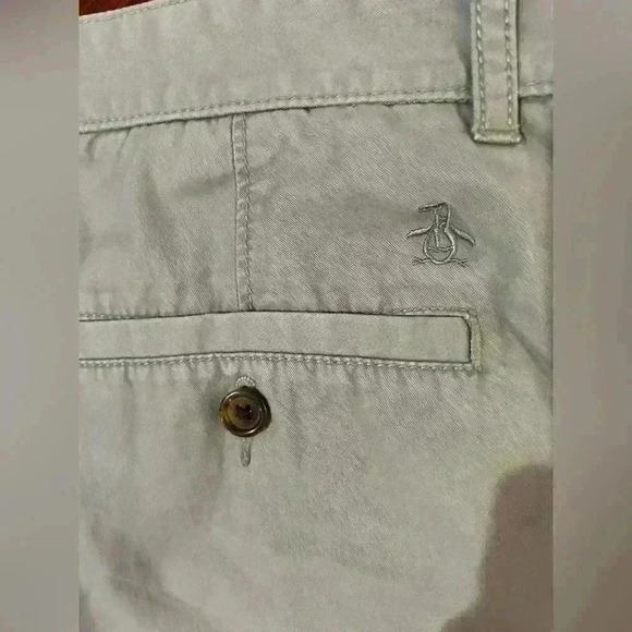 Men’s Original Penguin Gray Chino Straight Leg Pants Size 34/32 - Picture 4 of 8